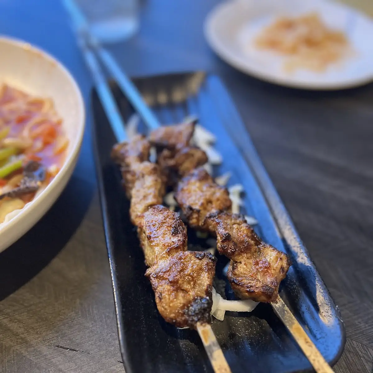 lamb kebab 2 skewers 烤羊肉串